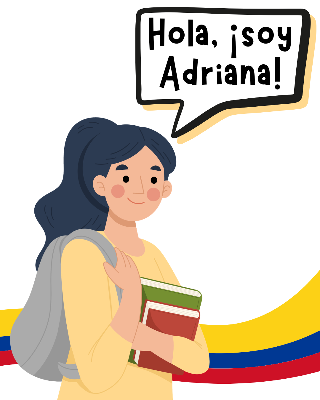 Adriana Castro introducing herself