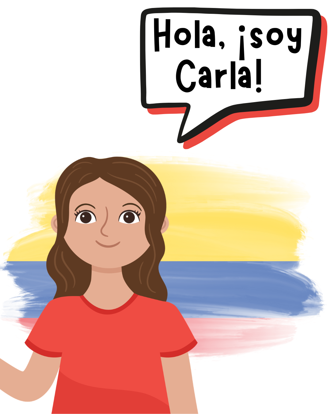 Carla Diaz introducing herself